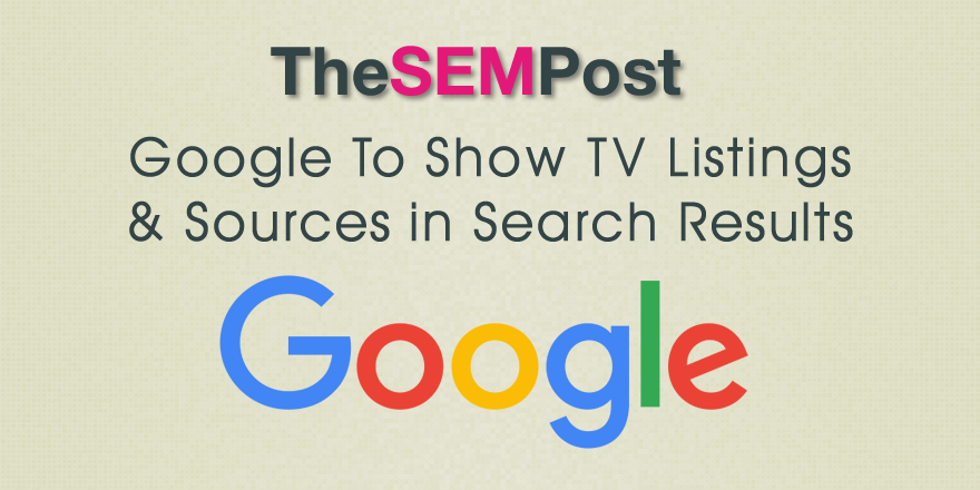 google tv listings