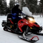 Fotos de Laponia Finlandesa, excursion de motos de nieve