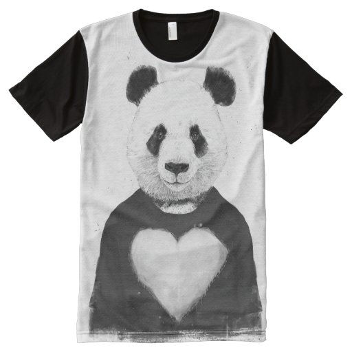 Lovely panda All-Over print shirt