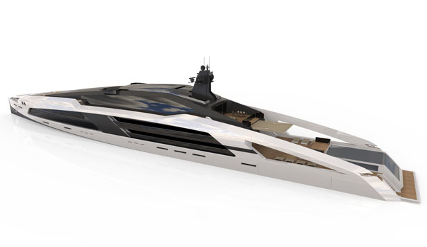 Aqueous 120-meter Superyacht Concept by Facheris Design