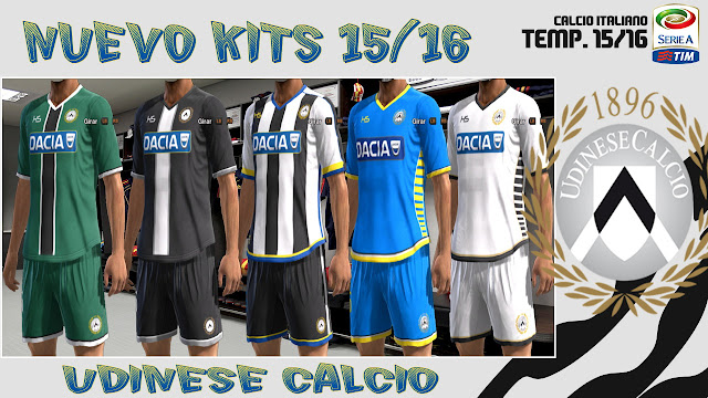 PES 2013 Udinese Calcio Kits 2015-2016