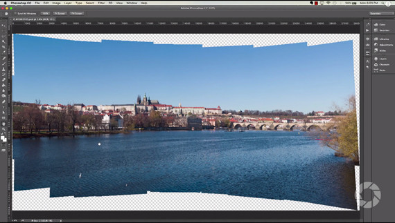 Stitching together a hi-res panorama