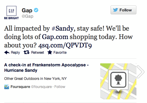 Gap just really wants you to shop