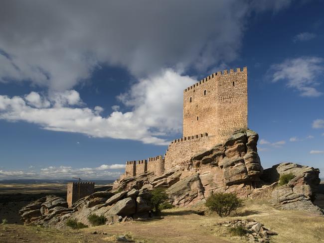 The striking Zafra Castle is a 13th century fortress in Guadalajara province. Picture: iStock