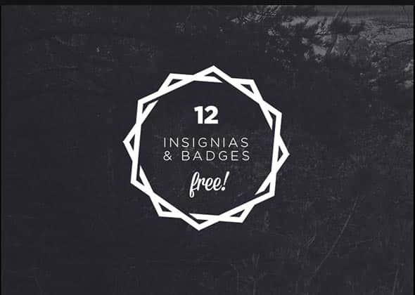 21 FREE HIPSTER INSIGNIAS & BADGES VECTOR & PSD