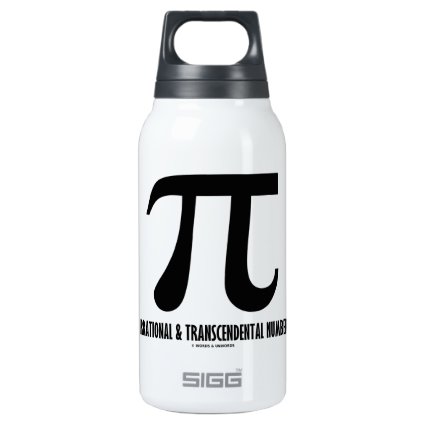 Pi Irrational And Transcendental Number (Math) SIGG Thermo 0.3L Insulated Bottle