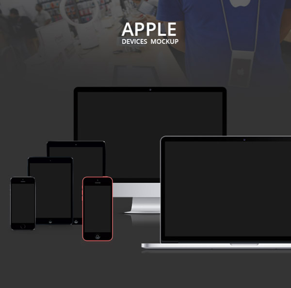 Free Apple Devices Mockup