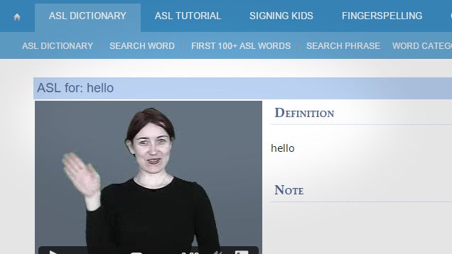 ASL Dictionary Shows You How to Say Words in Sign Language