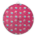 Cupcake and Balloons Pattern Dartboards