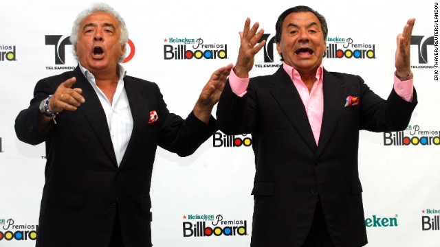 Los del Rio has been together since 1962, but the duo didn't find success until 1996 with "Macarena." They are still caliente.