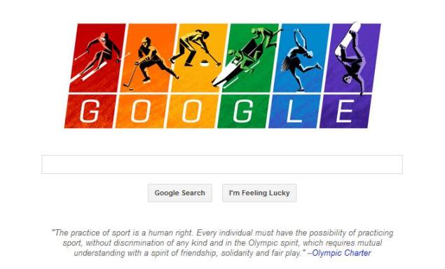 Top News: Google's Olympic Charter doodle continues to fly the gay flag