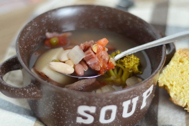 Slow Cooker Ham and Bean Soup Picture