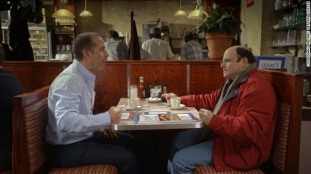 Jerry Seinfeld and Jason Alexander reunite for a commercial, of sorts, during the Super Bowl.