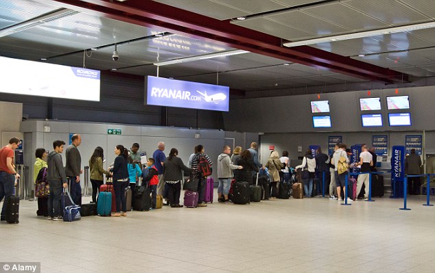 Luton is a favourite with budget airlines, and this can lead to long queues for customers
