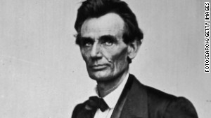 Abraham Lincoln on January 1, 1860, the year he was elected president.