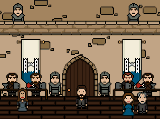 Game of Thrones&#39; most brutal deaths remade as 8-bit animated GIFs