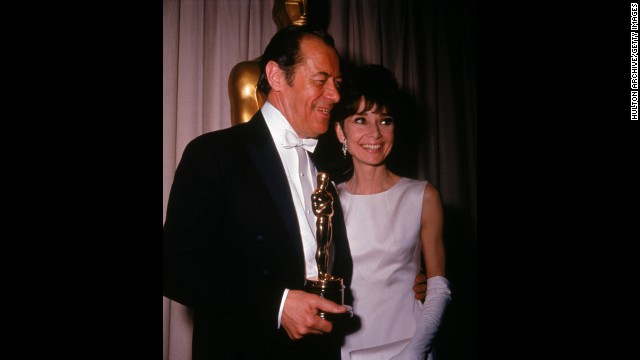 Who didn't fall in love with "My Fair Lady"? The academy sure did. Rex Harrison took the best actor prize for his role as Henry Higgins at the 1965 ceremony, and the musical won best picture honors, among others. But Audrey Hepburn's performance has Eliza Doolittle wasn't even nominated -- the Oscar went to Julie Andrews for "Mary Poppins."