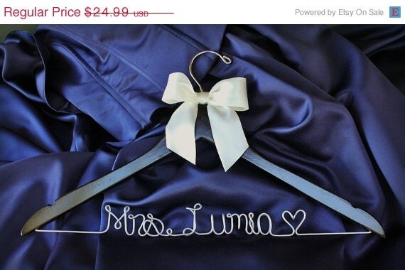 ON SALE Personalized Custom Bridal Hanger, future Mrs hanger, brides hanger, wedding dress hanger, wedding dress photo prop