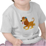 Cute Ready Cartoon Afghan Hound Baby T-Shirt