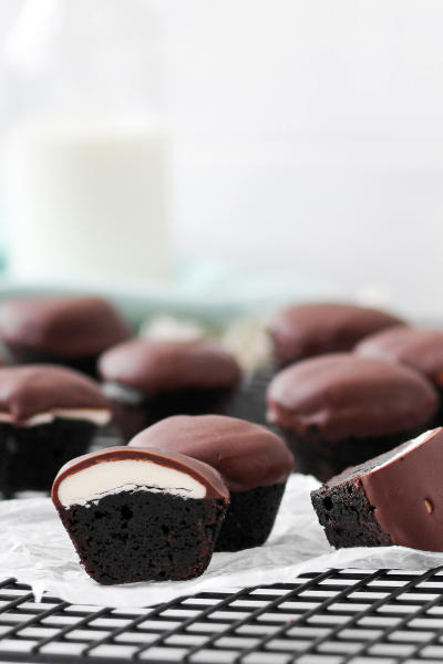 Peppermint Patty Brownie Bites Pic
