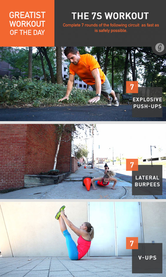 Greatist Workout of the Day: The 7s Workout