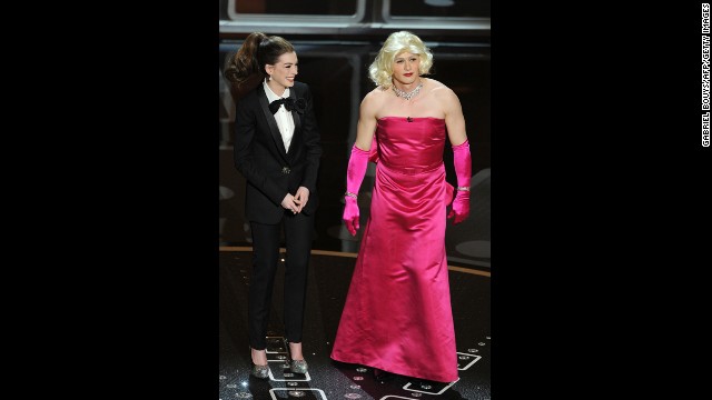 Anne Hathaway and James Franco are two of the most <a href='http://ift.tt/OGCc34'>awkward </a>hosts in the history of the Academy Awards. Hathaway got flak for trying too hard, while Franco was criticized for having his head in the clouds. "The worst Oscarcast I've seen, and I go back awhile," Roger Ebert tweeted. "Some great winners, a nice distribution of awards, but the show? Dead. In. The. Water."