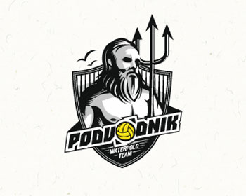 Podvodnik waterpolo team Logo Design