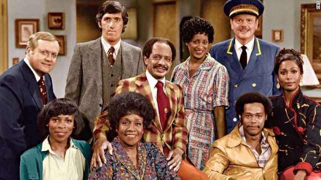 Producer Norman Lear found additional success with "The Jeffersons," one of the spinoffs from his groundbreaking series "All in the Family." Isabel Sanford, Sherman Hemsley and Marla Gibbs, at center, were the stars.