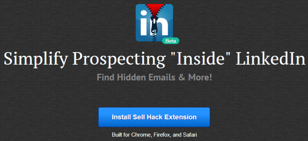 linkedin sell hack LinkedIn sends cease and desist to Sell Hack, which lets you see anyones email address on the service