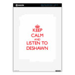 Keep Calm and Listen to Deshawn iPad 3 Skin