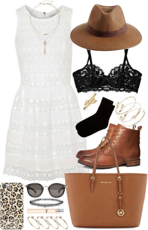outfit for a music festival by im-emma featuring a spray perfume