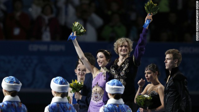 U.S. gold medalists Meryl Davis and Charlie White are both competing in the 18th season of "Dancing With the Stars." Davis is dancing with returning pro Maksim Chmerkovskiy, and White is pairing off with pro partner Sharna Burgess.