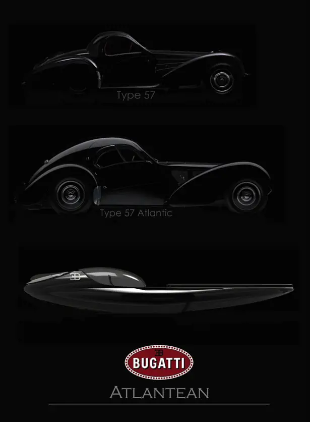Bugatti Atlantean Racing Yacht by Fraser Leid