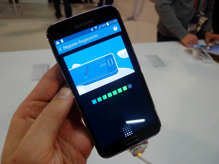 P1050126 730x547 Samsung Galaxy S5 hands on: Is the fingerprint scanner and heart rate monitor just a gimmick?