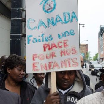 Haitians to Ottawa: 'Make a place for my children'
