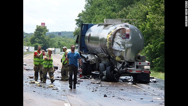 Country singer <a href='http://ift.tt/1iVTOiS'>Craig Morgan jumped to the rescue</a> in June 2013 when he saw a highway crash ahead of his bus in Humphreys County, Tennessee. Since Morgan is a trained emergency medical technician, he helped put out a small fire and get everyone to safety. 