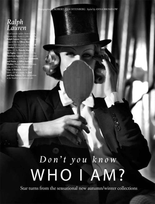 Robert Trachtenberg ‘Dont You Know Who I Am’ editorial for...