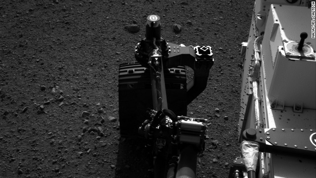NASA tested the steering on its Mars rover Curiosity on August 21. Drivers wiggled the wheels in place at the landing site on Mars.