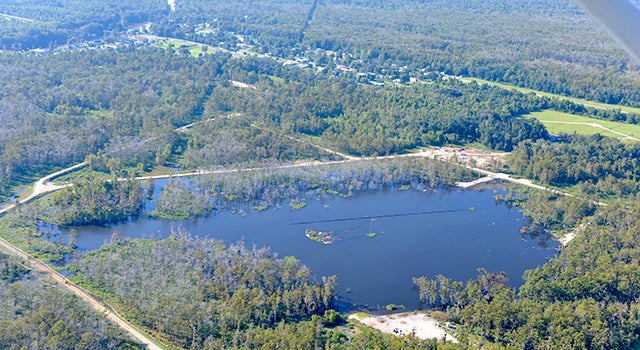 Louisiana&#39;s giant sinkhole showed up in radar data before imploding