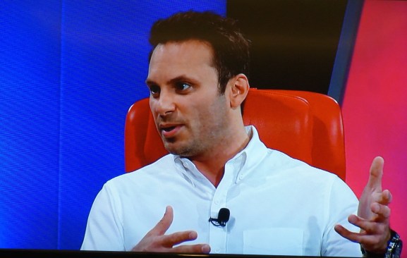 Brendan Iribe, chief executive of Oculus, onstage at the Code Conference in May 2015.