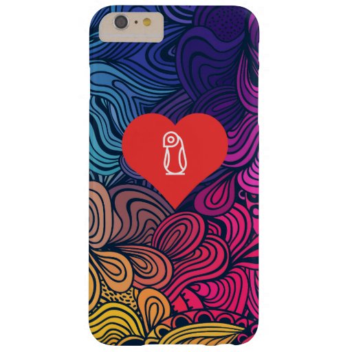 I Heart African Pinguins Barely There iPhone 6 Plus Case