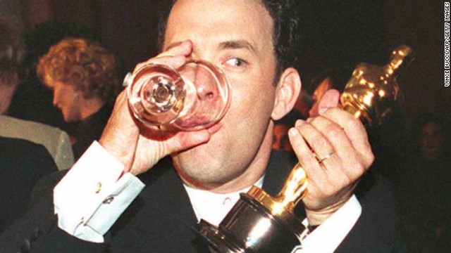 Tom Hanks proved his versatility when he won the best actor Oscar for the second year in a row. His prize this time was for his performance as the mentally challenged but indefatigable "Forrest Gump."