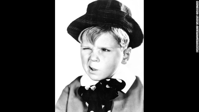 Jackie Cooper, who grew up to have a long acting and directing career, was 9 when he was nominated for best actor for 1931's "Skippy."