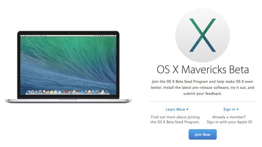 Apple's announcement of the new OS X Beta Seed Program