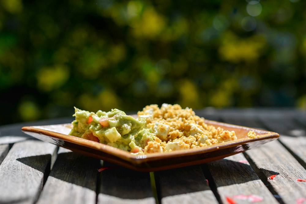 Fresh-Guacamole-And-Couscous-On-Summery-Plate