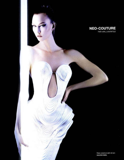 “Neo-Couture” featuring Karlie Kloss and Lindsey Wixon...