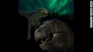 Illustration of the newly named genus and species that once roamed northern Alaska. 