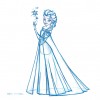 ‘Frozen’-Inspired Artwork by Sketch Artists at the Disneyland Resort