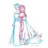 ‘Frozen’-Inspired Artwork by Sketch Artists at the Disneyland Resort