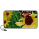 Black Eyed Susan and Butterfly-PhotoArt Laptop Speakers